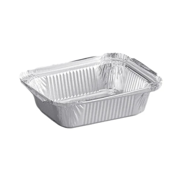 (1000/Count) 1 lb. Oblong Aluminum Foil Take-Out Pan