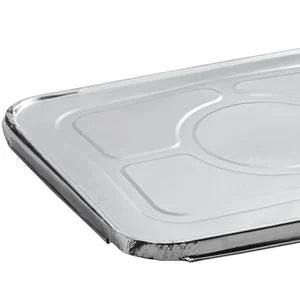 (100/Count) Half Size Aluminum Foil Lids