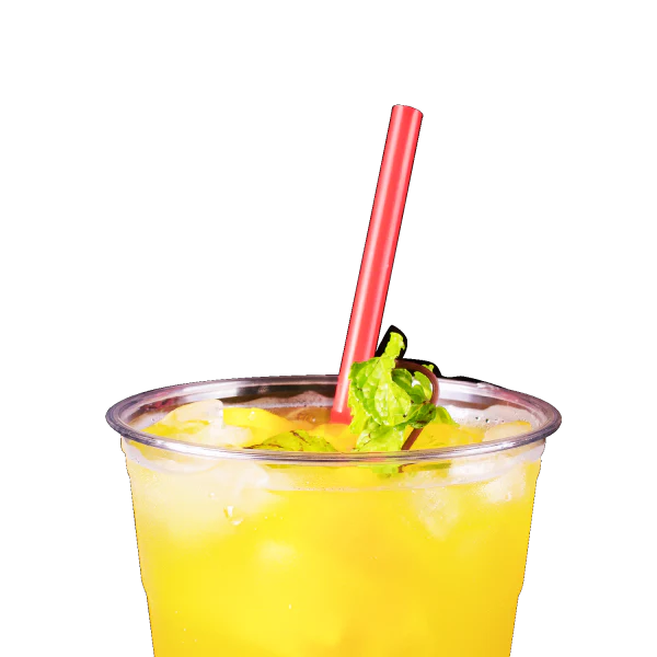 (2500/Count) 9" Individually Wrapped Giant Plastic Straw, Red (Karat - 9075 Red)