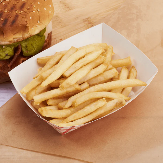 (1000/Count) #100 - 1 LB Red Check Paper Food Tray