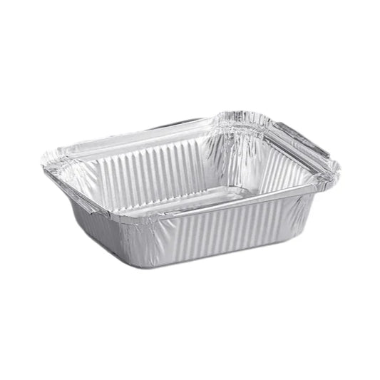 (1000/Count) 1 lb. Oblong Aluminum Foil Take-Out Pan