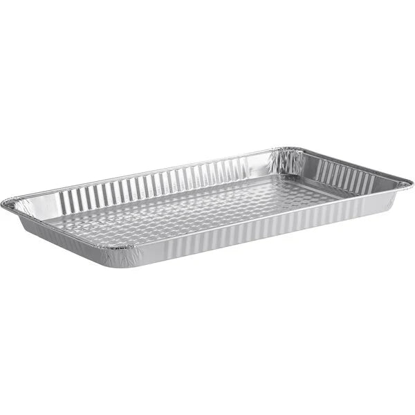 (50/Count) Heavy Duty Full Size Shallow Foil Steam Table Pans [1 11/16" Depth]