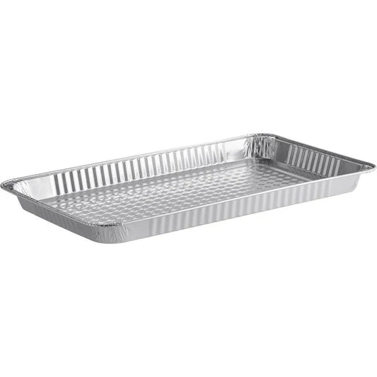 (50/Count) Heavy Duty Full Size Shallow Foil Steam Table Pans [1 11/16" Depth]