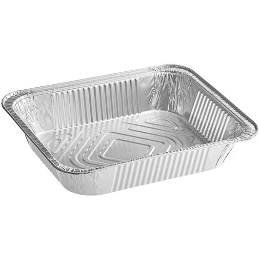 (100/Count) Heavy Duty Half Size Deep Foil Steam Table Pan (2 9/16" Depth)