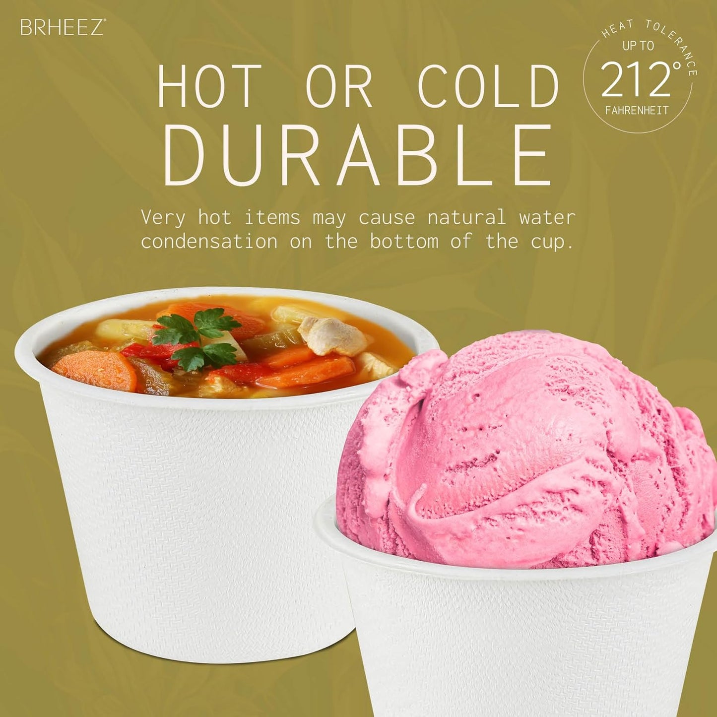 (2000/Count) 2 oz Disposable Souffle/Portion Cups | 100% Natural Sugarcane Bagasse Fiber | Biodegradable & Compostable  Cups, White