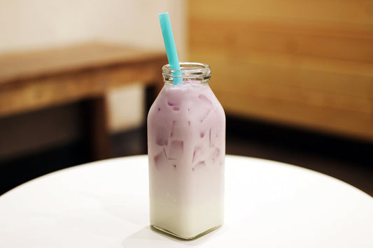 (1600/Count)  9" Boba Straws(10mm Diameter), Poly-Wrapped, Aqua  (Karat 9060 Aqua)