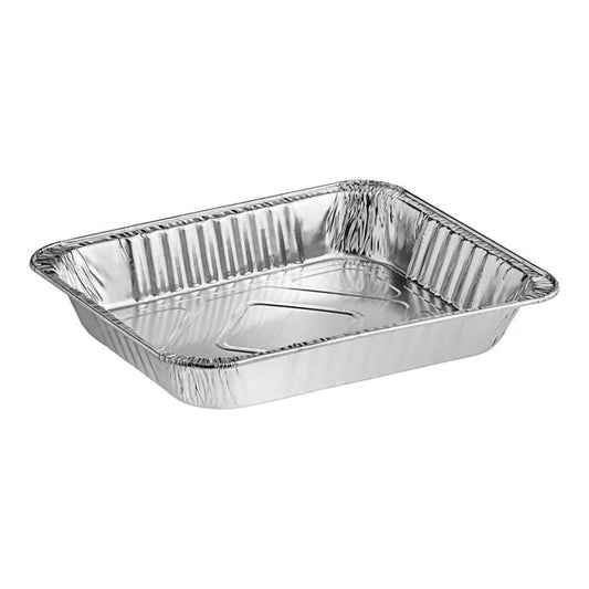 [100/Count] Heavy Duty Half Size Medium Foil Steam Table Pans [2 3/16" Depth]