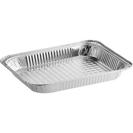 (100/Count) Heavy Duty Half Size Shallow Foil Steam Table Pan (1 1/2" Depth)