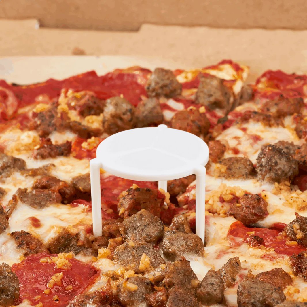 (1,000/Count) 1.6" Pizza Saver, White